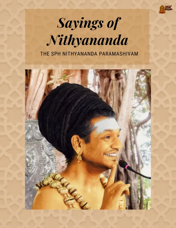 Sayings of Nithyananda - English